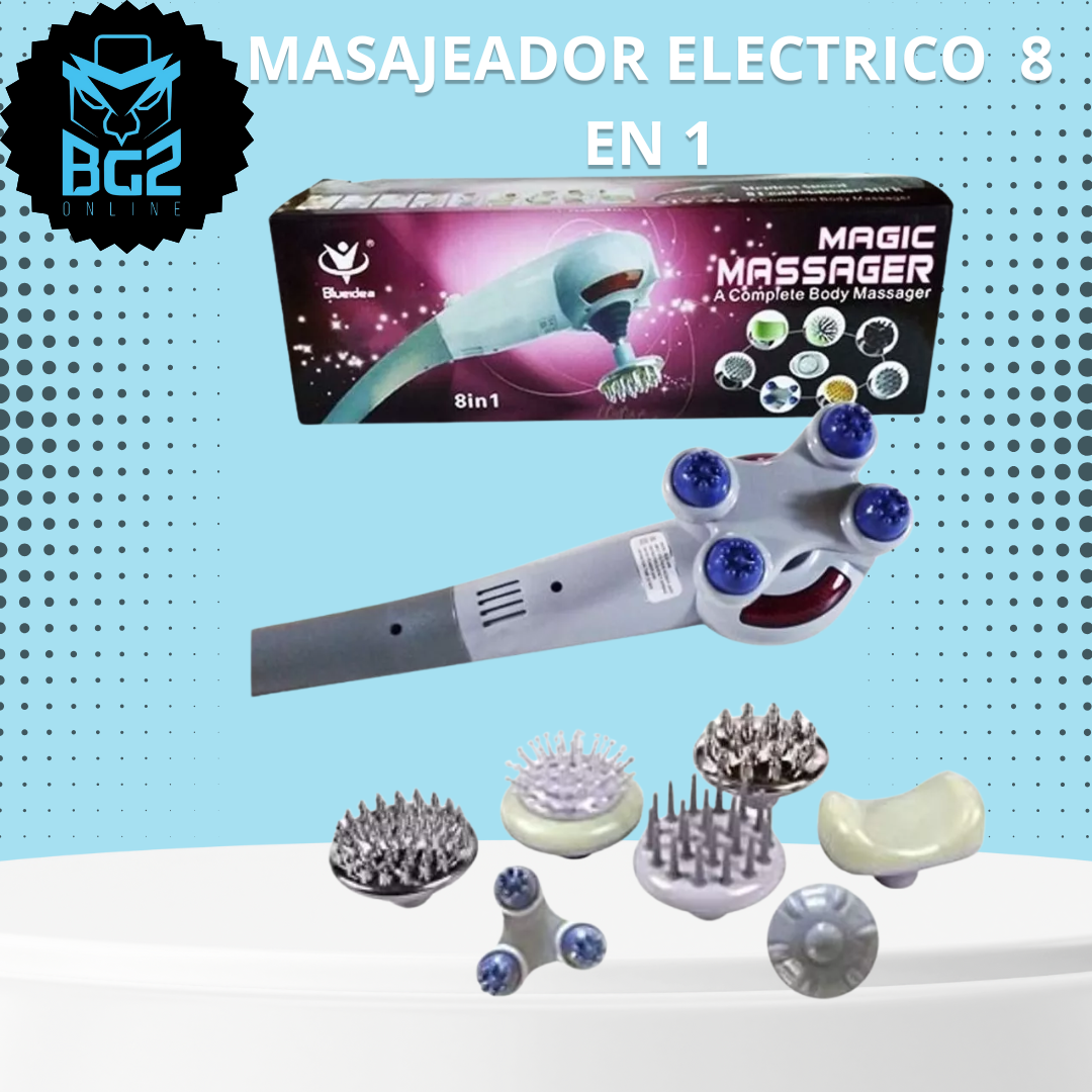 MASAJEADOR ELECTRICO  8 EN 1